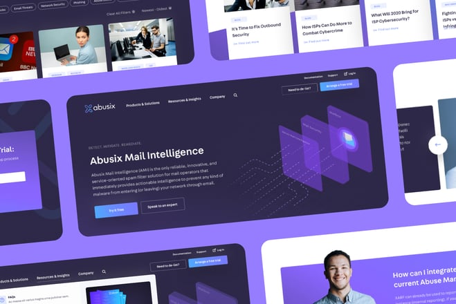 Targeting c‑suite decision makers with a strategy‑led website for Abusix