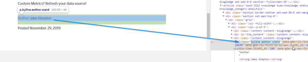 Article completion tracker