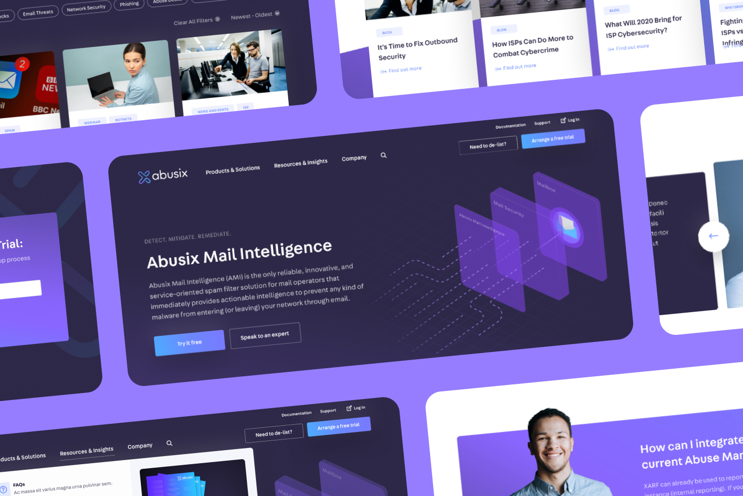 Targeting c‑suite decision makers with a strategy‑led website for Abusix