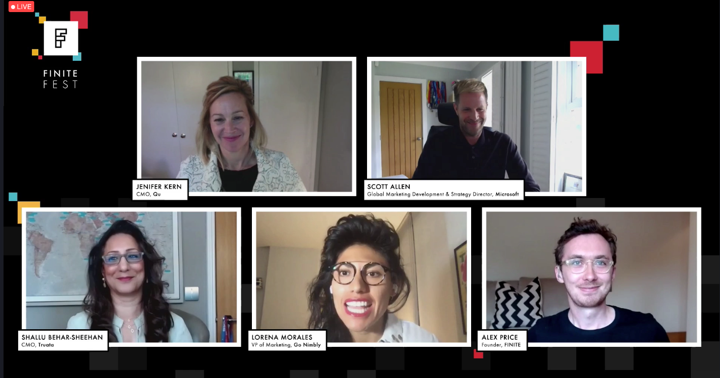 Insights from the sales & marketing debate for B2B tech marketers at FINITE Fest