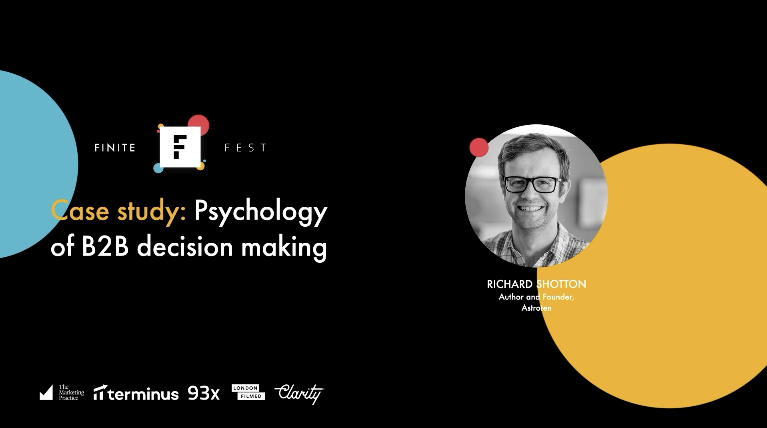 FINITE Fest session: The psychology of B2B decision making with Richard Shotton